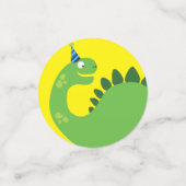 Dinosaurus Schattige 1e Verjaardagsfeesttafel Deco Confetti (Kleine voorkant)