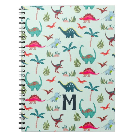 Dinosaurus schattige jongens, overdruk notitieboek (Voorkant)