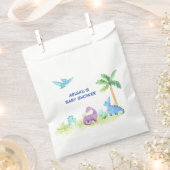 Dinosaurus Schattigee Waterverf Baby shower Partij Bedankzakje (Geknipt)