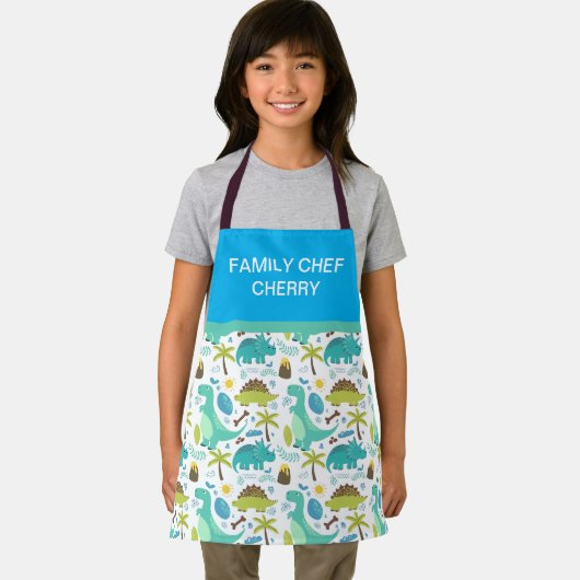 Dinosaurus schort gepersonaliseerd (Insitu)