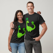 Dinosaurus Shamrock St. Patrick's Day Jongens Meis T-shirt (Unisex)