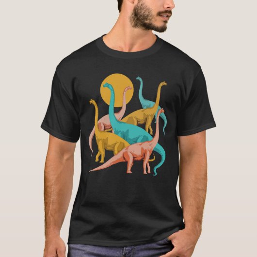 dinosaurus shirt, Sauropod shirt, dinosaurusT T-shirt (Voorkant)