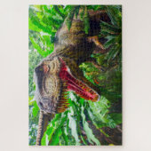 Dinosaurus Singapore Dierenpark. Legpuzzel (Verticaal)