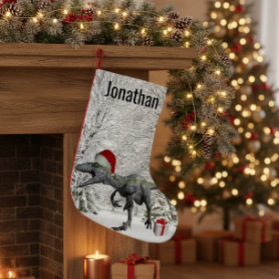 Dinosaurus Sinterklaas Raptor Velociraptor Naam Kleine Kerstsok