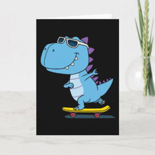 dinosaurus skateboard kaart
