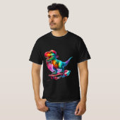 Dinosaurus Skateboarden T-shirt (Voorkant volledig)