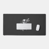 Dinosaurus Skelet Halloween Pompoen Begraafplaats Bureaumat (Keyboard & Muis)