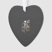 Dinosaurus Skelet Halloween Pompoen Begraafplaats Ornament (voorkant)