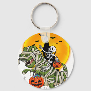 dinosaurus skelet halloween sleutelhanger