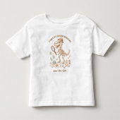 Dinosaurus Skelet Paleontoloog Jongen 4e Verjaarda Kinder Shirts (Voorkant)