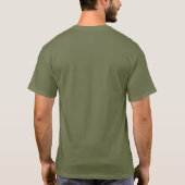 Dinosaurus skelet paleontoloog t-shirt (Achterkant)