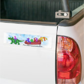 Dinosaurus sleerit bumpersticker (Op Truck)