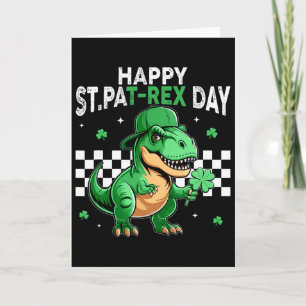 Dinosaurus St. Patrick's Dag Gelukkige St. Pat T R Kaart