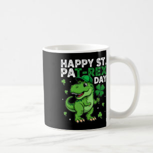 Dinosaurus St. Patrick's Day Lucky Shamrock Ierse  Koffiemok