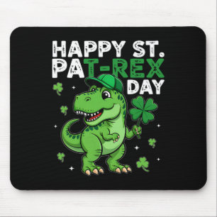 Dinosaurus St. Patrick's Day Lucky Shamrock Ierse  Muismat