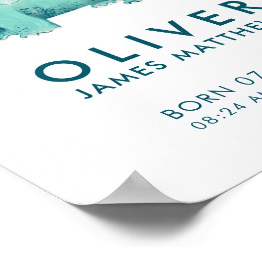 Dinosaurus Stegosaurus geboorte statistieken poste Poster (Hoek)