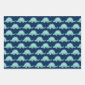 Dinosaurus Stegosaurus Kinderverjaardag Inpakpapier Vel (Voorkant)