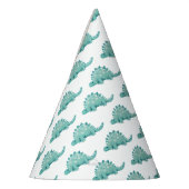 Dinosaurus Stegosaurus Patroon Feesthoedjes (Links)