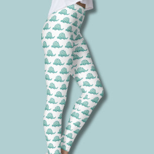 Dinosaurus Stegosaurus Patroon Leggings