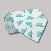 Dinosaurus Stegosaurus patroon Stropdas