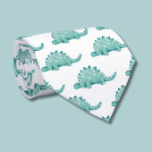 Dinosaurus Stegosaurus Patroon Stropdas