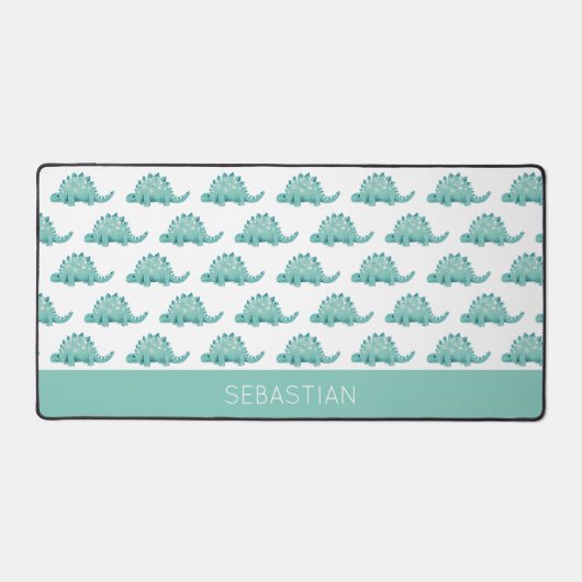 Dinosaurus Stegosaurus Voornaam Bureaumat (Voorkant)