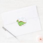 dinosaurus-sticker ronde sticker (Envelop)