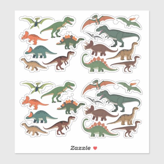 dinosaurus-Sticker Sticker (Vel)
