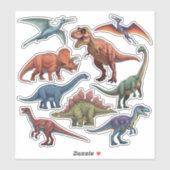 dinosaurus-Sticker Sticker (Vel)