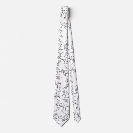 dinosaurus stropdas (Voorkant)