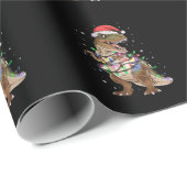 Dinosaurus T-rex Boom Kersttrui Xmas Dino Cadeaupapier (Rol Hoek)