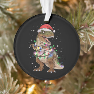 Dinosaurus T-rex Boom Kersttrui Xmas Dino Ornament