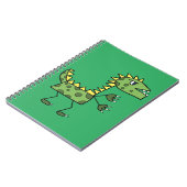 dinosaurus t-rex cartoon notitieboek (Linkerzijde)