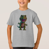 Dinosaurus T Rex Design T-shirt (Voorkant)