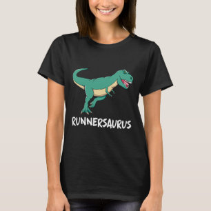 Dinosaurus T-rex Dino Grappige Oefening Cardio Ren T-shirt