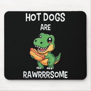 Dinosaurus T Rex Hot Dog T-shirt Grappige Hot Dogs Muismat