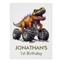 Dinosaurus T-Rex Monster Truck,