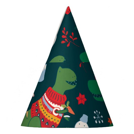 Dinosaurus T-Rex: Nieuwjaar. Feesthoedjes (Links)