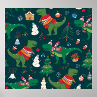 Dinosaurus T-Rex: Nieuwjaar.