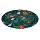 Dinosaurus T-Rex: Nieuwjaar. Snijplank (Hoek)