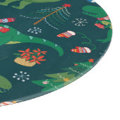 Dinosaurus T-Rex: Nieuwjaar. Snijplank (Hoek)