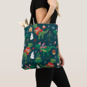 Dinosaurus T-Rex: Nieuwjaar. Tote Bag (Dichtbij)