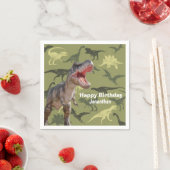 Dinosaurus T Rex patroon Servet (Insitu)