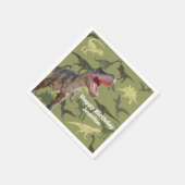 Dinosaurus T Rex patroon Servet (Hoek)