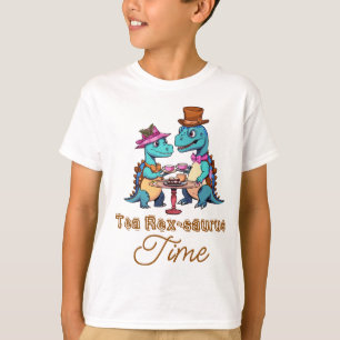Dinosaurus T-Rex-Saurus T-shirt, speels en Schatti T-shirt