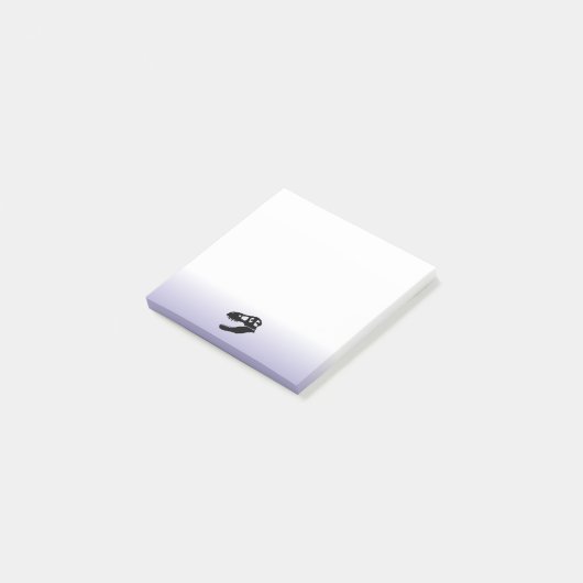 Dinosaurus T. rex Schedel Post-it® Notes (Schuin)