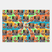 Dinosaurus T-rex thema Gepersonaliseerde Verjaarda Inpakpapier Vel (Voorkant)