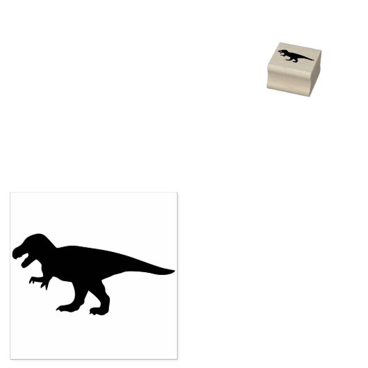 Dinosaurus T-Rex Tyrannosaurus Rex Dino Schattig K Rubberstempel (Gestempeld)