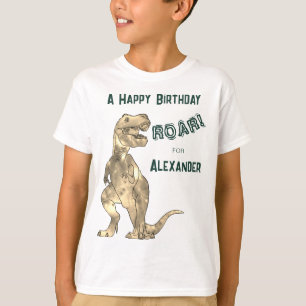 Dinosaurus T-Rex Verjaardag Jongen Feest T-shirt