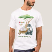 Dinosaurus T-shirt | Personaliseer familie T-shirt (Voorkant)